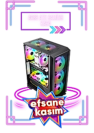 RYZEN 5 7500F-RTX 5060 8 GB-32 GB RAM-500 GB M2 SSD-ARGB ATX SİYAH KASA